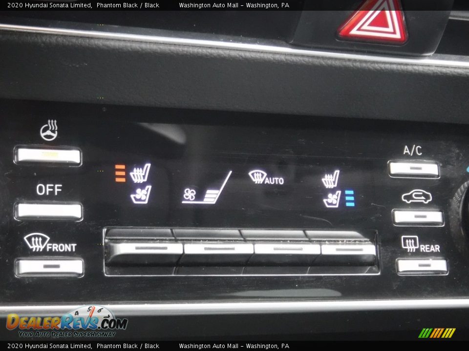2020 Hyundai Sonata Limited Phantom Black / Black Photo #22
