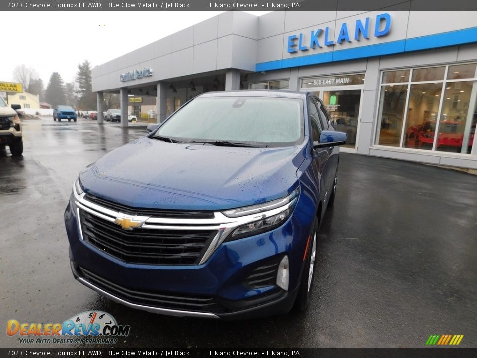 2023 Chevrolet Equinox LT AWD Blue Glow Metallic / Jet Black Photo #2