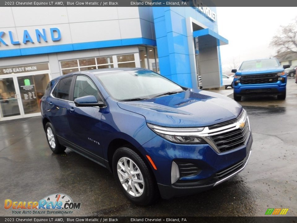 2023 Chevrolet Equinox LT AWD Blue Glow Metallic / Jet Black Photo #4