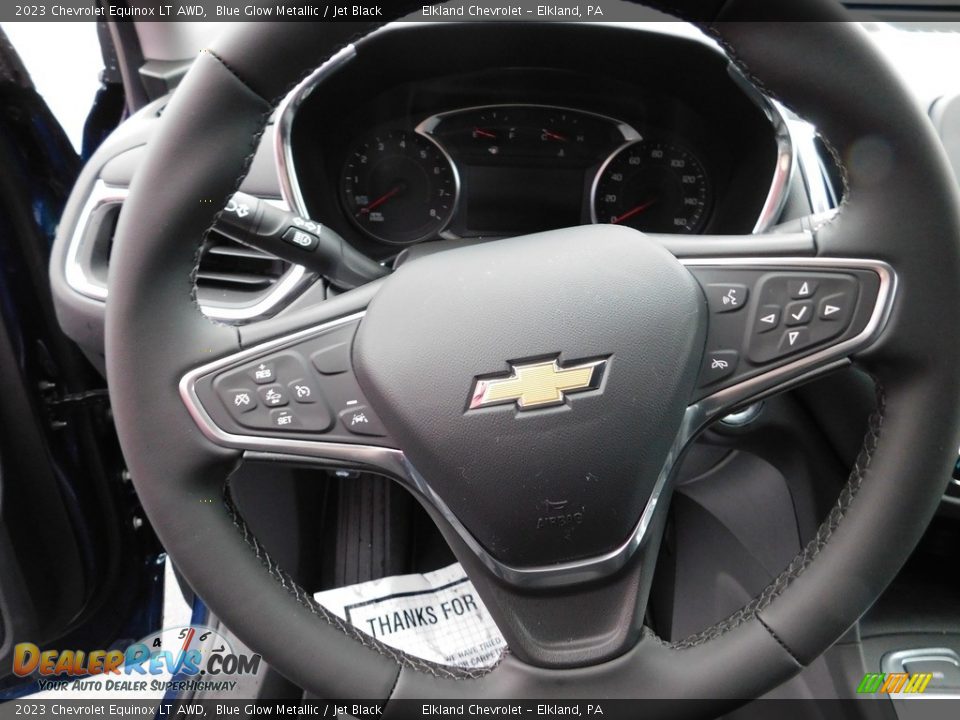 2023 Chevrolet Equinox LT AWD Blue Glow Metallic / Jet Black Photo #23