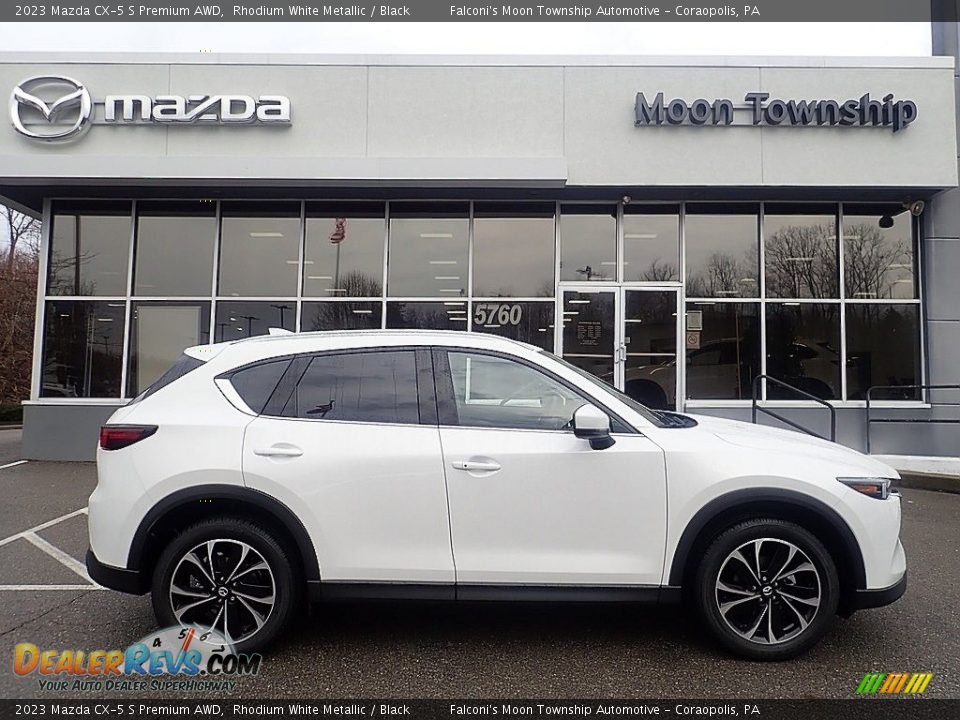 2023 Mazda CX-5 S Premium AWD Rhodium White Metallic / Black Photo #1