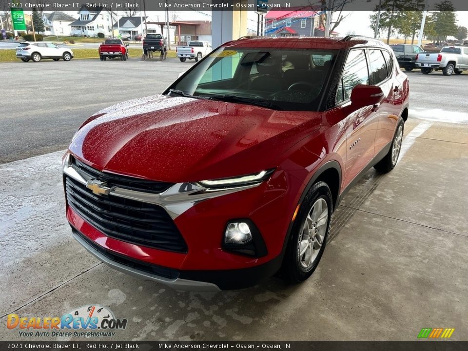 2021 Chevrolet Blazer LT Red Hot / Jet Black Photo #2