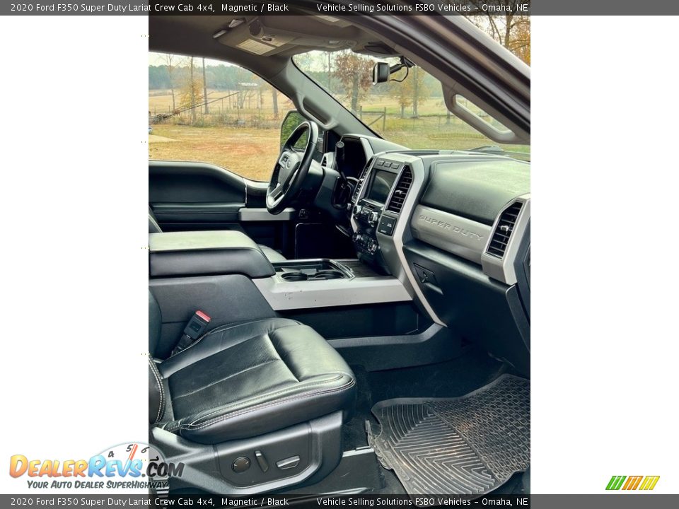 2020 Ford F350 Super Duty Lariat Crew Cab 4x4 Magnetic / Black Photo #3