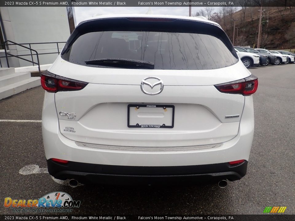 2023 Mazda CX-5 S Premium AWD Rhodium White Metallic / Black Photo #3