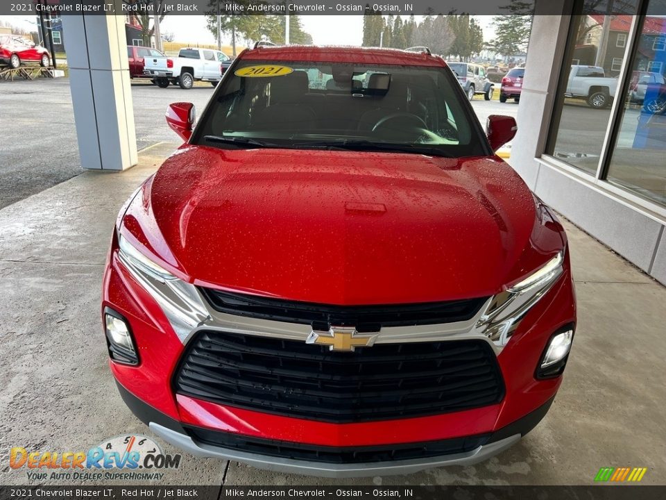 2021 Chevrolet Blazer LT Red Hot / Jet Black Photo #3