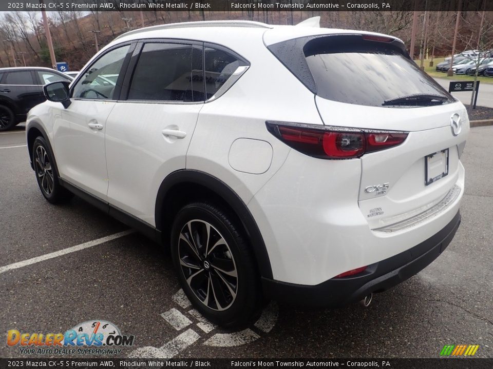 2023 Mazda CX-5 S Premium AWD Rhodium White Metallic / Black Photo #5