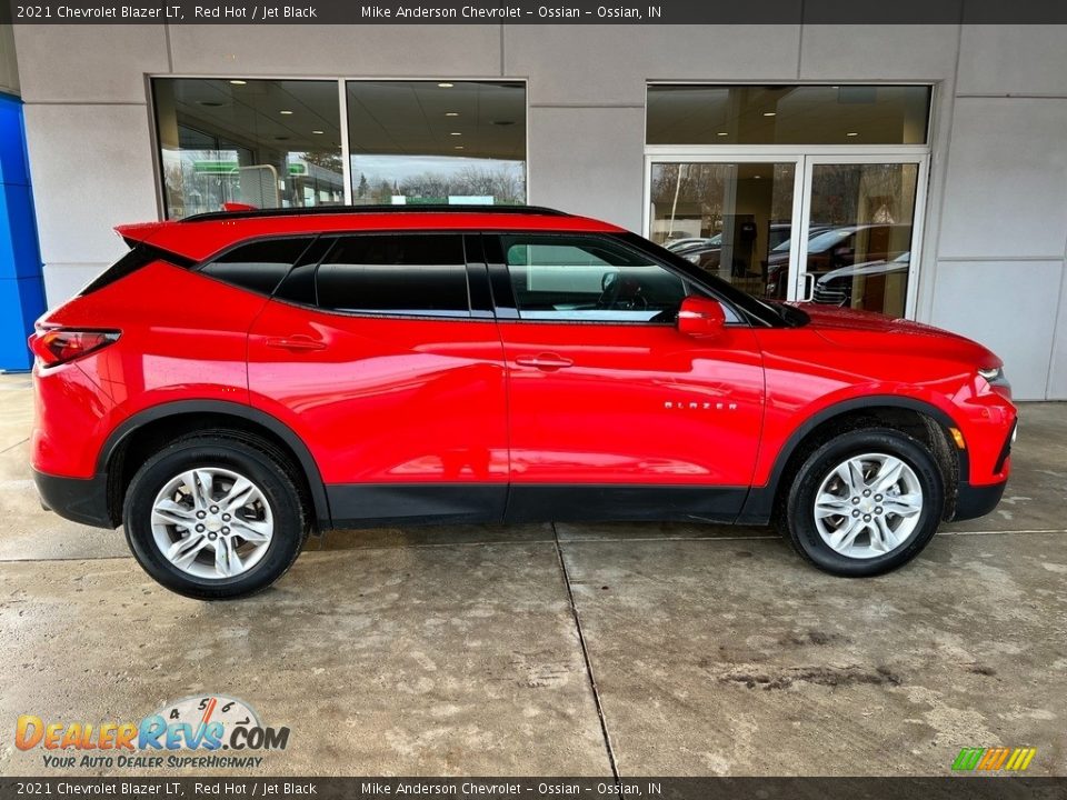 Red Hot 2021 Chevrolet Blazer LT Photo #6