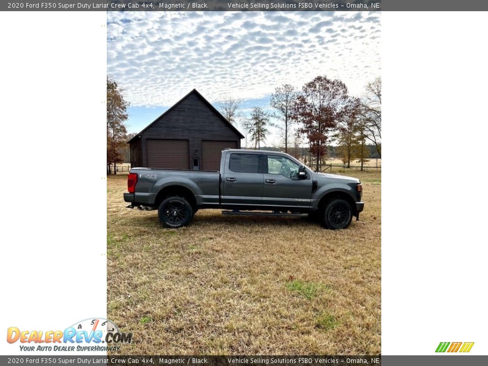 2020 Ford F350 Super Duty Lariat Crew Cab 4x4 Magnetic / Black Photo #9