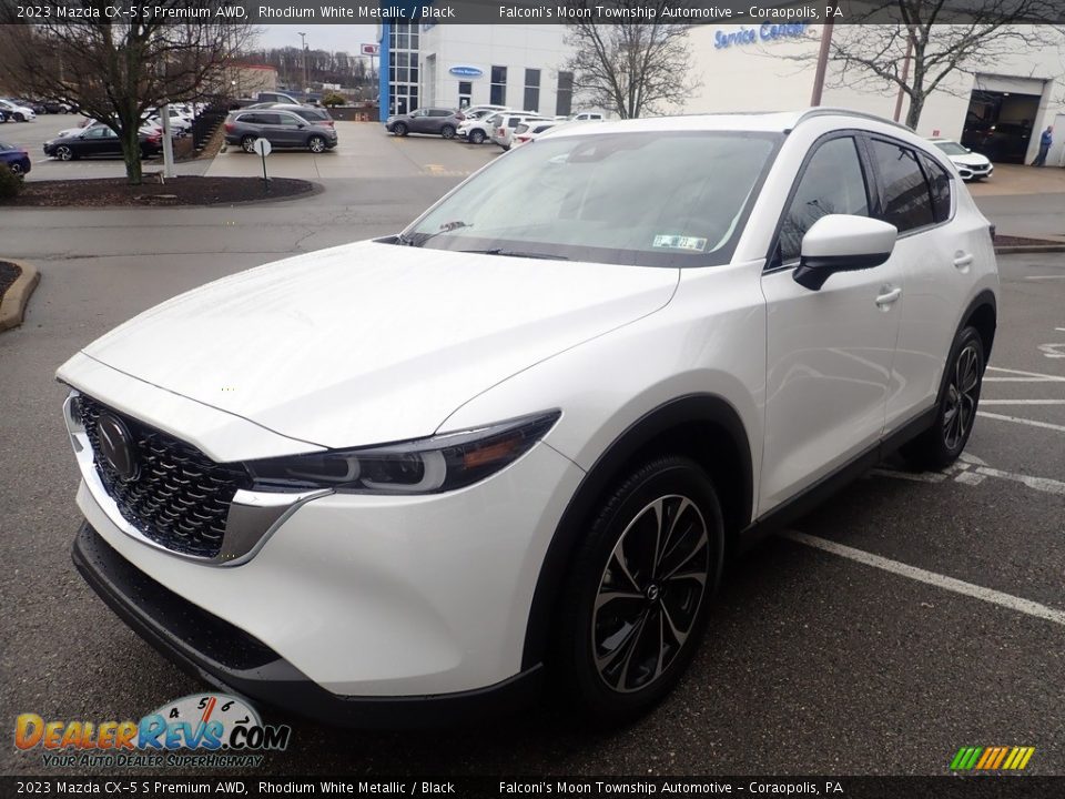 2023 Mazda CX-5 S Premium AWD Rhodium White Metallic / Black Photo #7