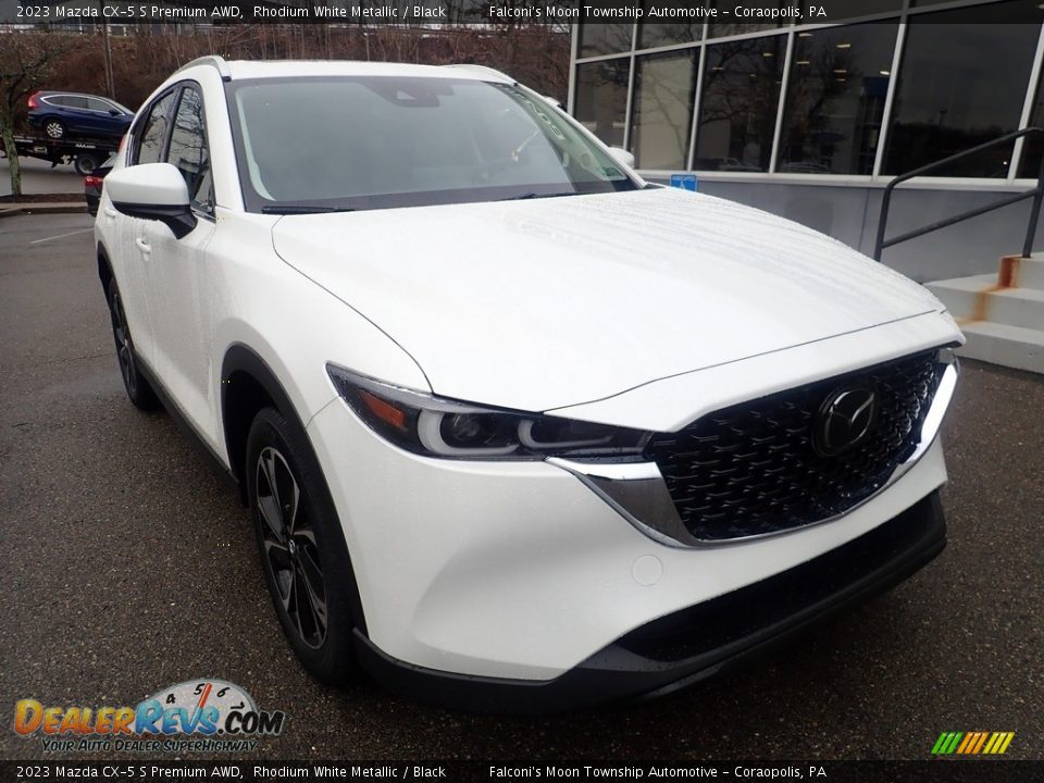 2023 Mazda CX-5 S Premium AWD Rhodium White Metallic / Black Photo #9