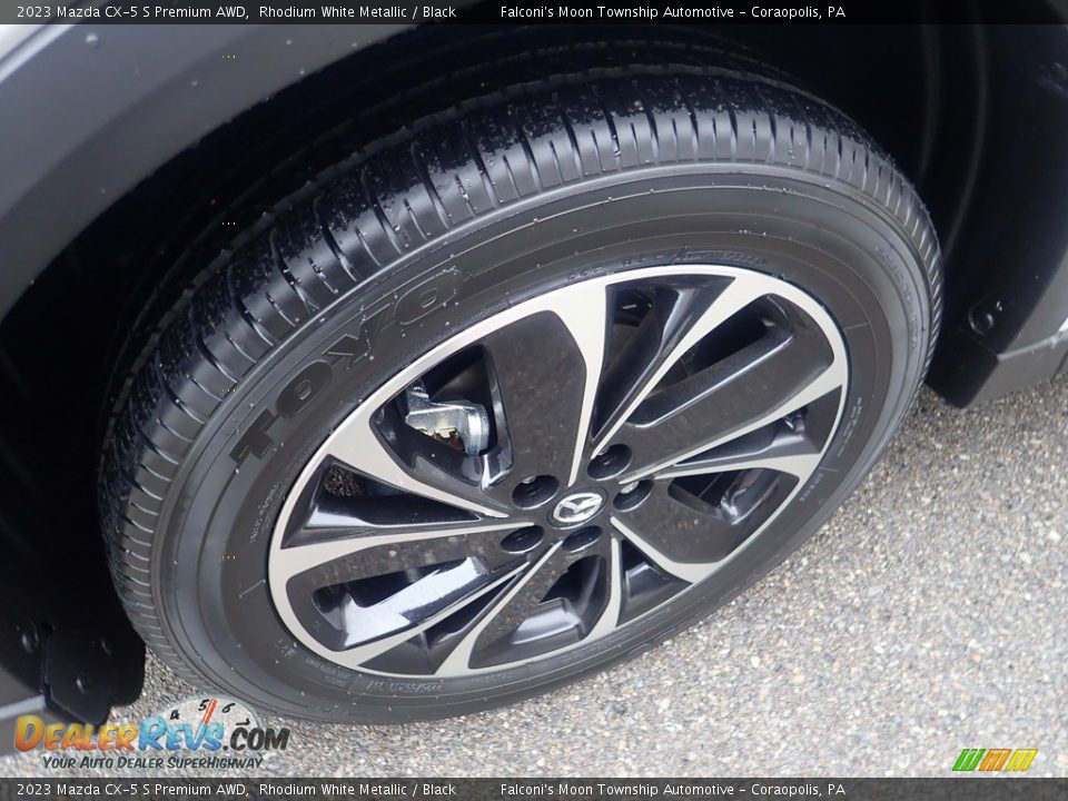 2023 Mazda CX-5 S Premium AWD Rhodium White Metallic / Black Photo #10