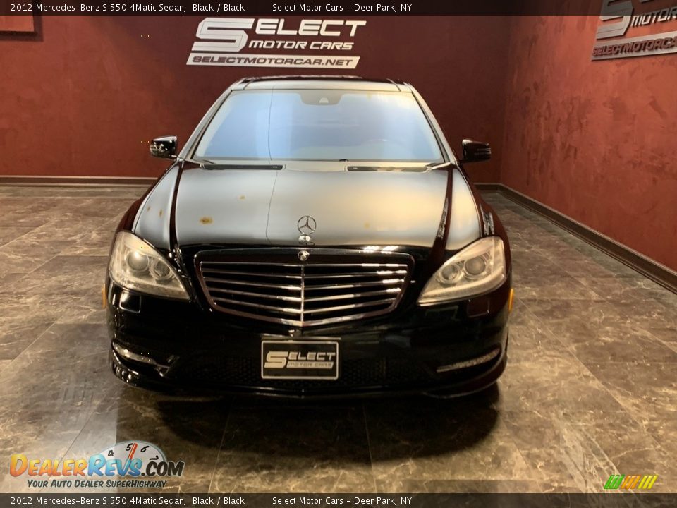 2012 Mercedes-Benz S 550 4Matic Sedan Black / Black Photo #2