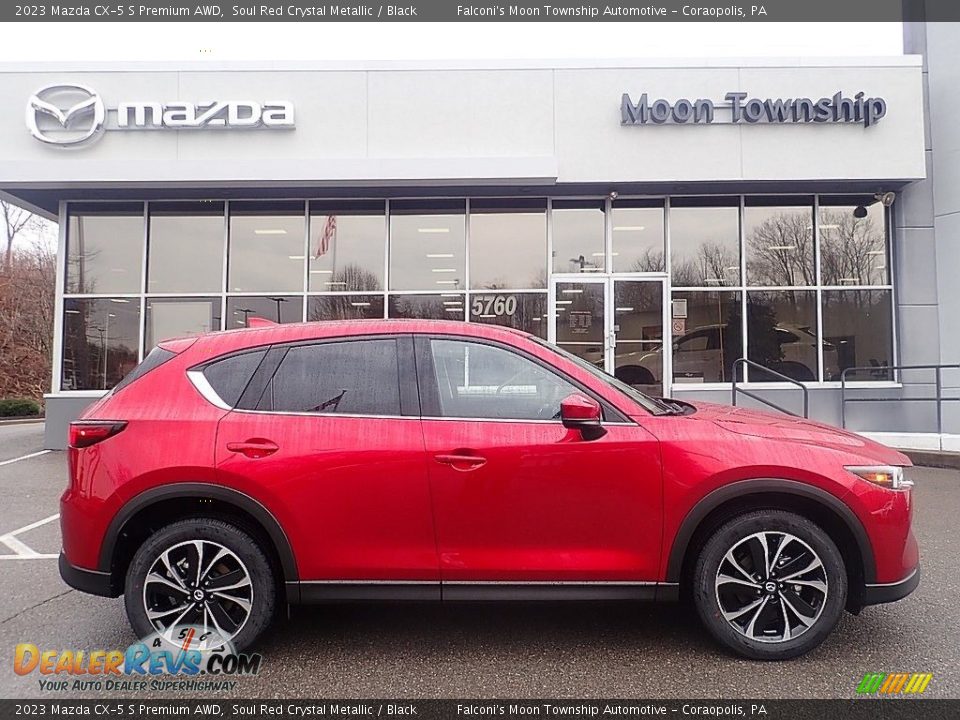 2023 Mazda CX-5 S Premium AWD Soul Red Crystal Metallic / Black Photo #1