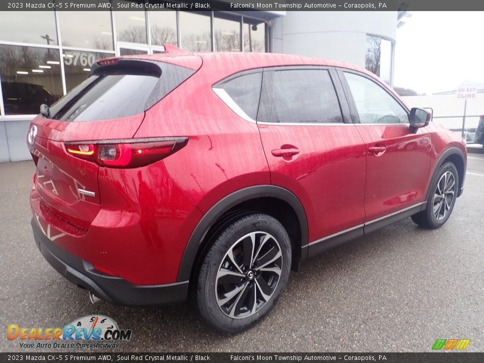 2023 Mazda CX-5 S Premium AWD Soul Red Crystal Metallic / Black Photo #2