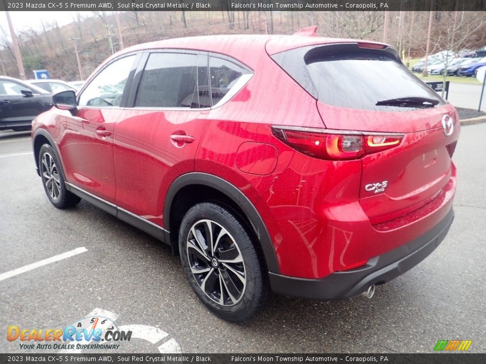 2023 Mazda CX-5 S Premium AWD Soul Red Crystal Metallic / Black Photo #5