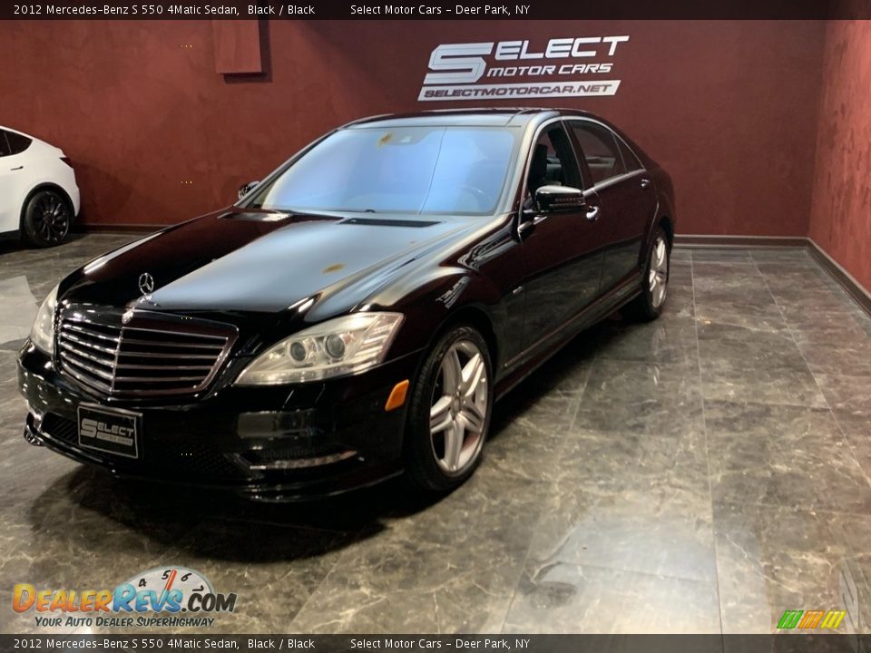 2012 Mercedes-Benz S 550 4Matic Sedan Black / Black Photo #6