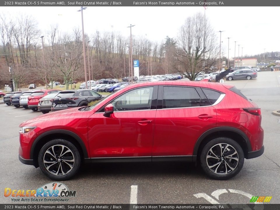 2023 Mazda CX-5 S Premium AWD Soul Red Crystal Metallic / Black Photo #6