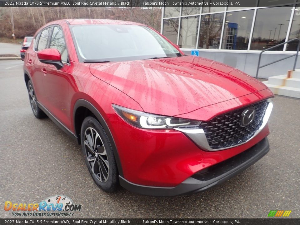 2023 Mazda CX-5 S Premium AWD Soul Red Crystal Metallic / Black Photo #9