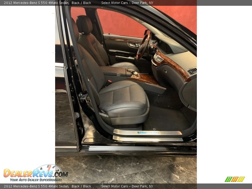 2012 Mercedes-Benz S 550 4Matic Sedan Black / Black Photo #11