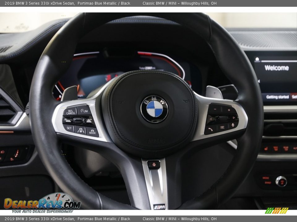 2019 BMW 3 Series 330i xDrive Sedan Portimao Blue Metallic / Black Photo #7