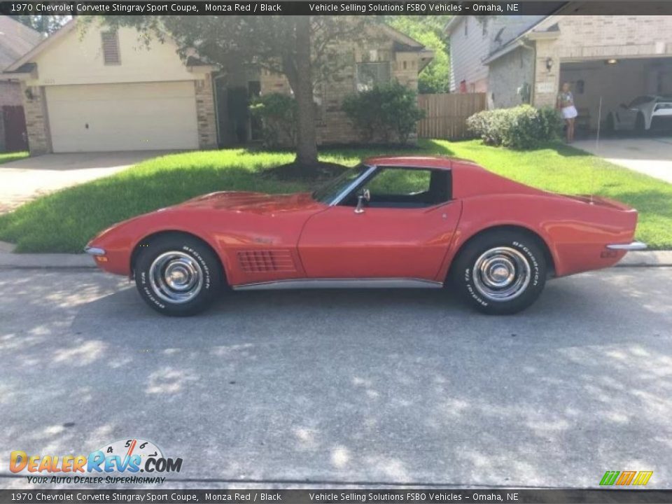 1970 Chevrolet Corvette Stingray Sport Coupe Monza Red / Black Photo #1