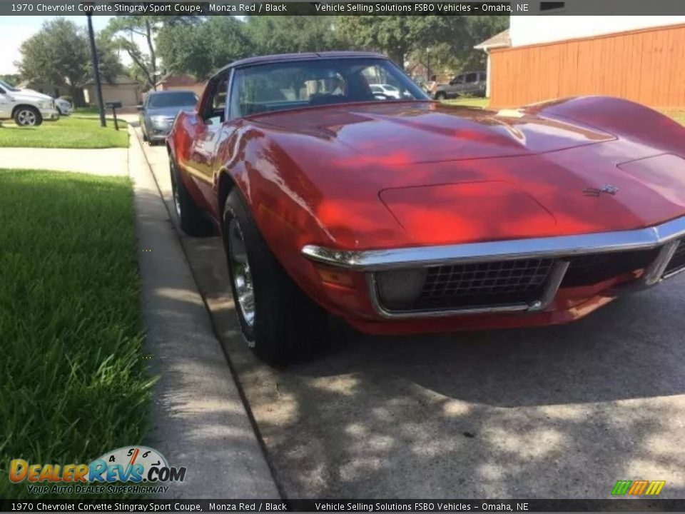 1970 Chevrolet Corvette Stingray Sport Coupe Monza Red / Black Photo #3