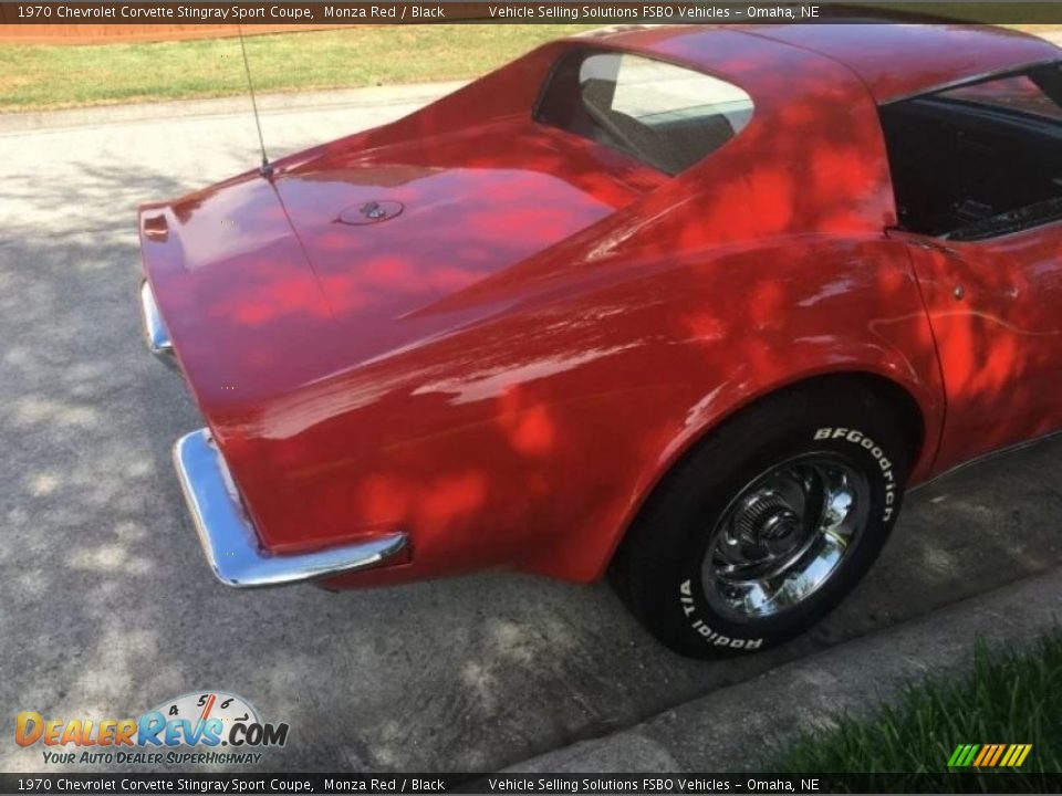 1970 Chevrolet Corvette Stingray Sport Coupe Monza Red / Black Photo #4