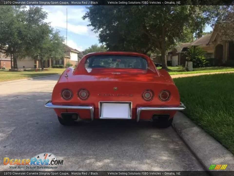 1970 Chevrolet Corvette Stingray Sport Coupe Monza Red / Black Photo #5