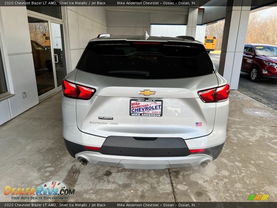 2020 Chevrolet Blazer LT AWD Silver Ice Metallic / Jet Black Photo #7