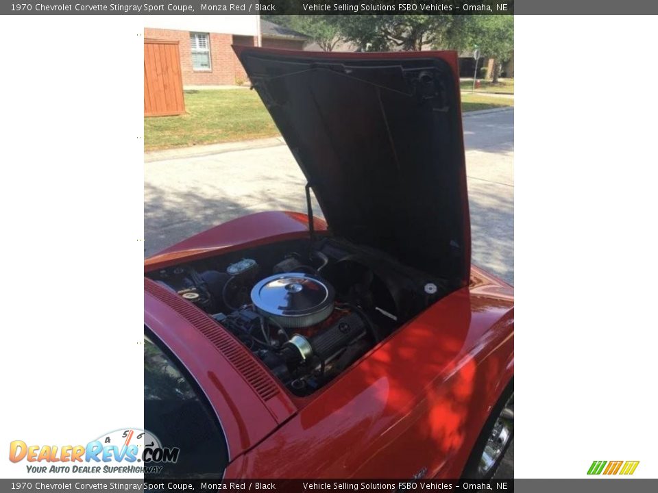 1970 Chevrolet Corvette Stingray Sport Coupe Monza Red / Black Photo #18