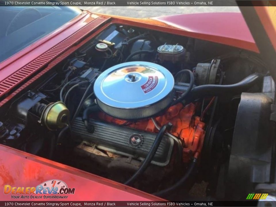 1970 Chevrolet Corvette Stingray Sport Coupe Monza Red / Black Photo #19