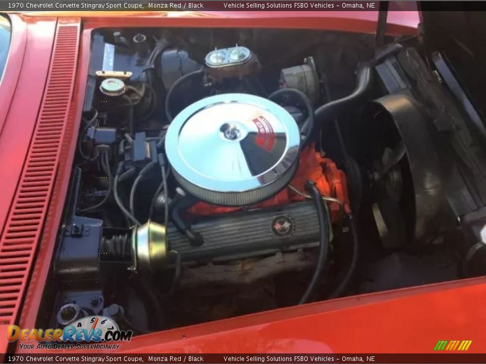 1970 Chevrolet Corvette Stingray Sport Coupe Monza Red / Black Photo #20