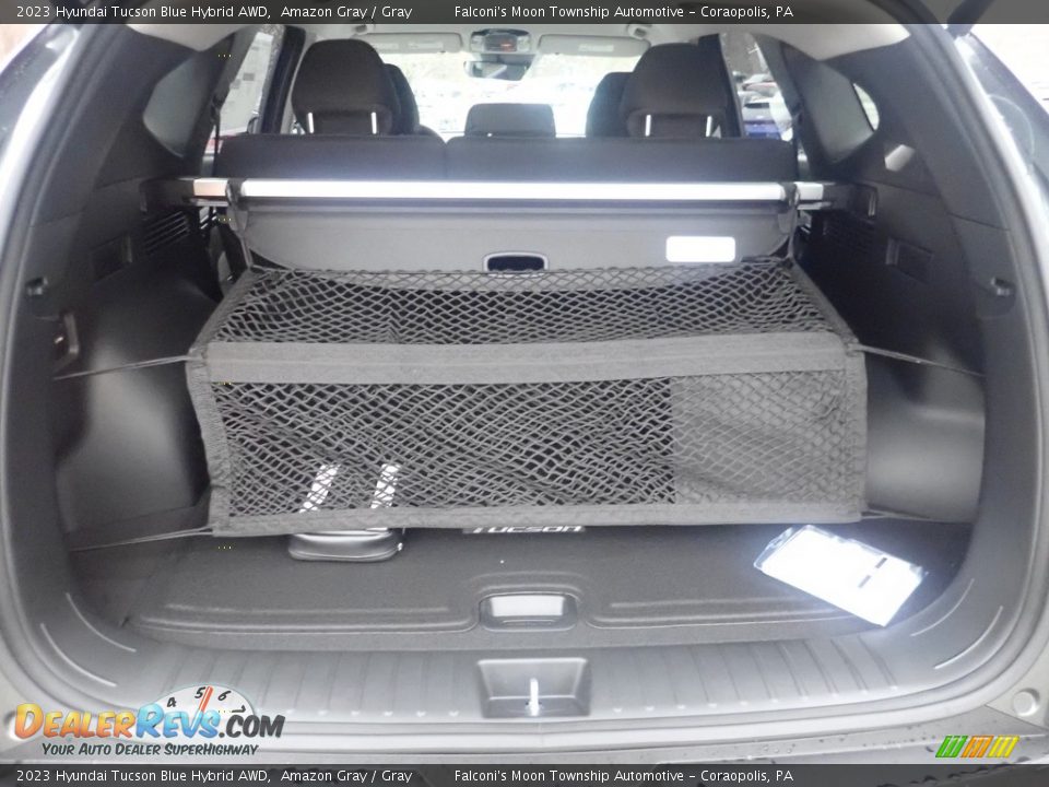 2023 Hyundai Tucson Blue Hybrid AWD Trunk Photo #4