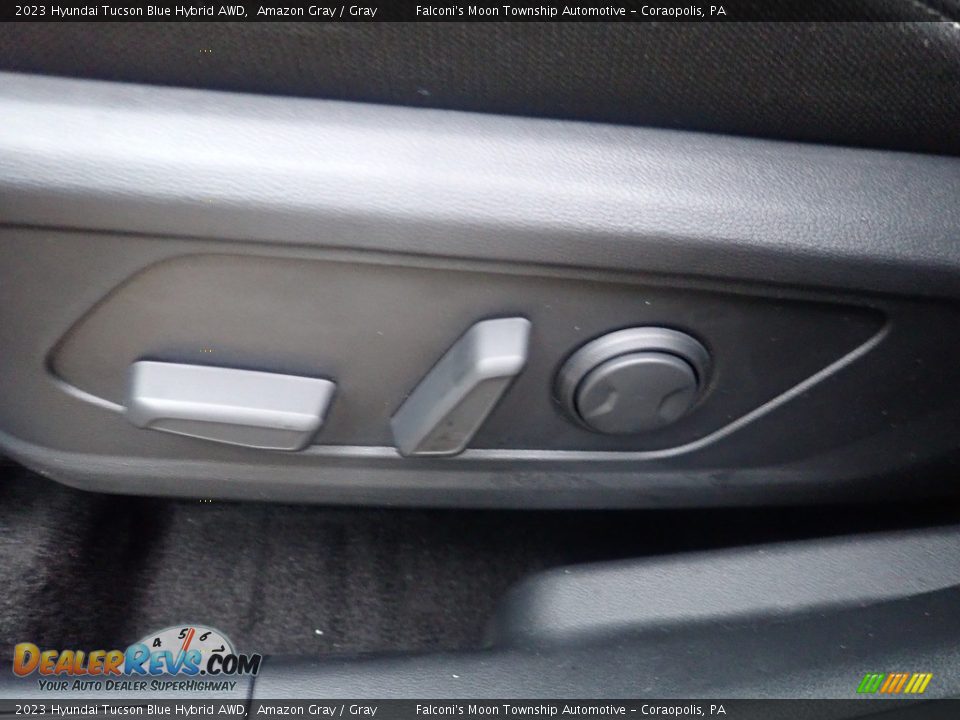 2023 Hyundai Tucson Blue Hybrid AWD Amazon Gray / Gray Photo #16