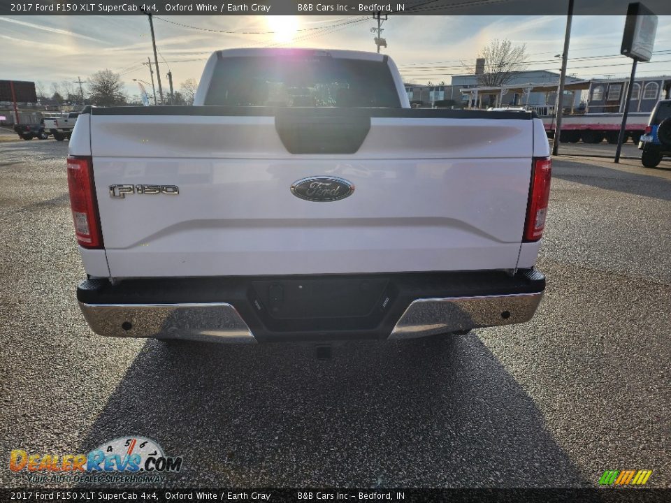 2017 Ford F150 XLT SuperCab 4x4 Oxford White / Earth Gray Photo #8