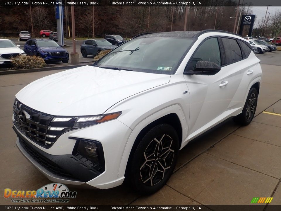 Front 3/4 View of 2023 Hyundai Tucson N-Line AWD Photo #7