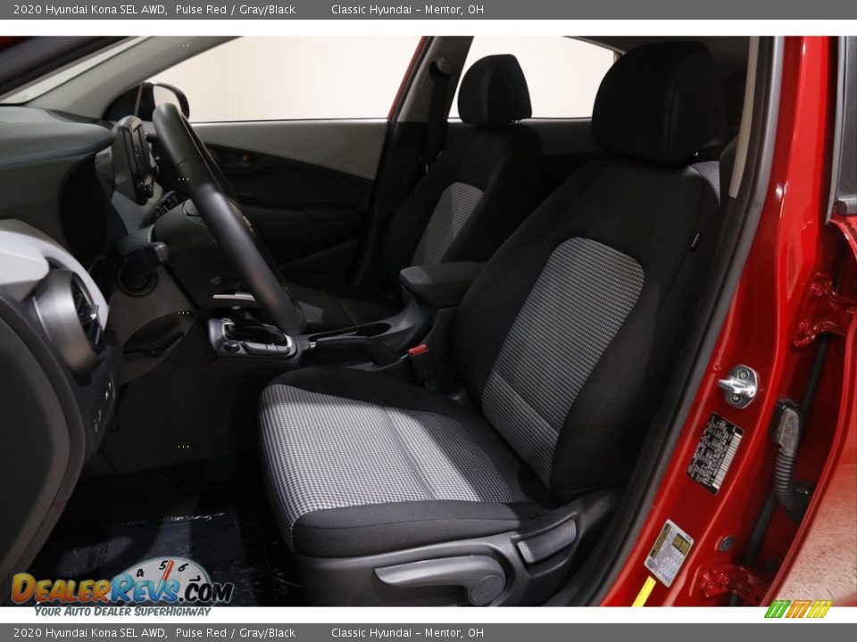 2020 Hyundai Kona SEL AWD Pulse Red / Gray/Black Photo #5