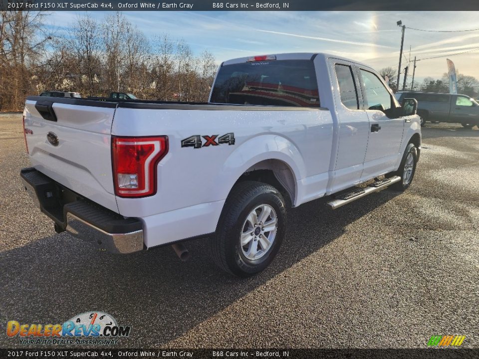 2017 Ford F150 XLT SuperCab 4x4 Oxford White / Earth Gray Photo #9