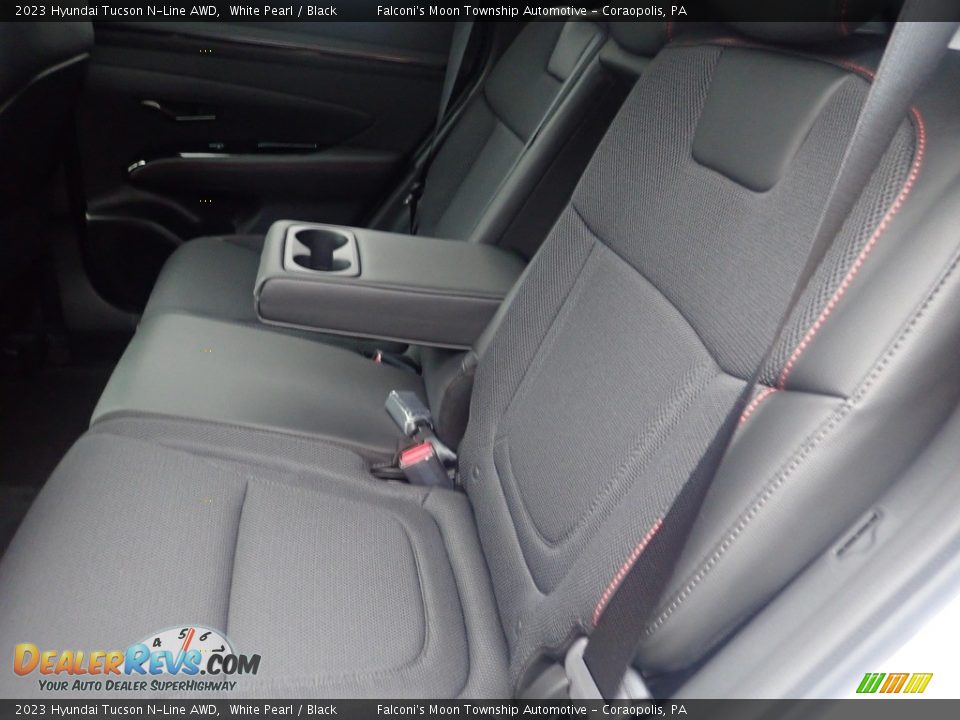 Rear Seat of 2023 Hyundai Tucson N-Line AWD Photo #12