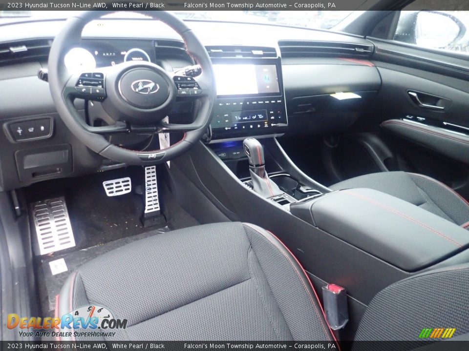 Black Interior - 2023 Hyundai Tucson N-Line AWD Photo #13