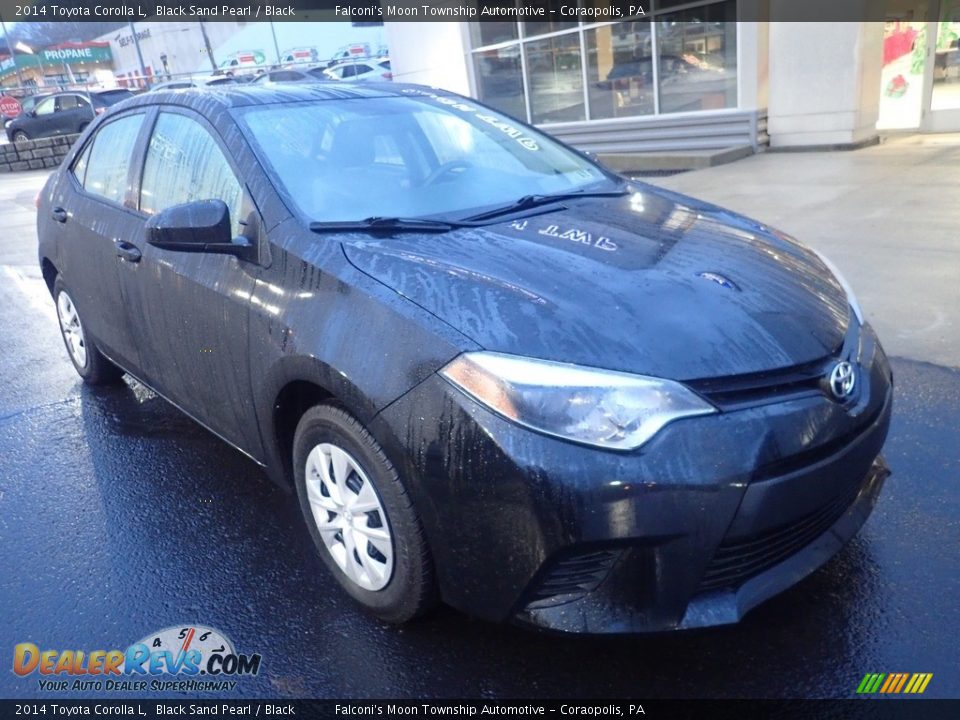 2014 Toyota Corolla L Black Sand Pearl / Black Photo #8