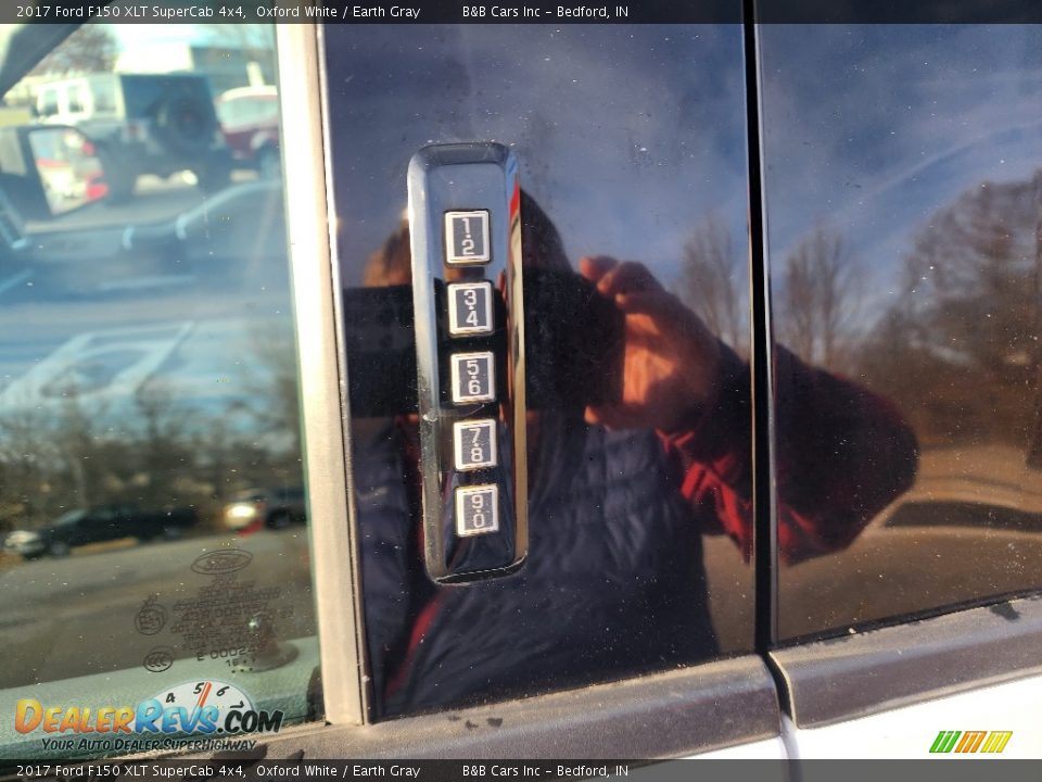 2017 Ford F150 XLT SuperCab 4x4 Oxford White / Earth Gray Photo #13
