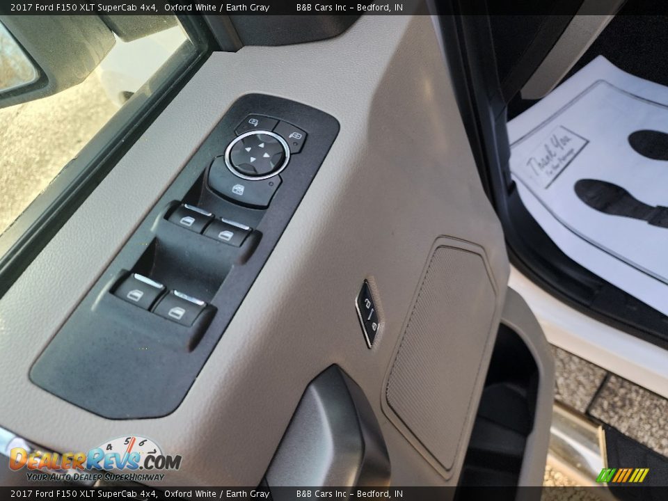 2017 Ford F150 XLT SuperCab 4x4 Oxford White / Earth Gray Photo #16