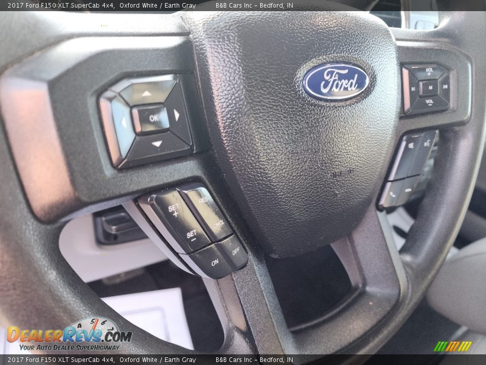 2017 Ford F150 XLT SuperCab 4x4 Oxford White / Earth Gray Photo #18