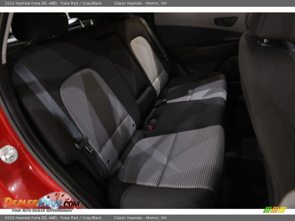 2020 Hyundai Kona SEL AWD Pulse Red / Gray/Black Photo #16