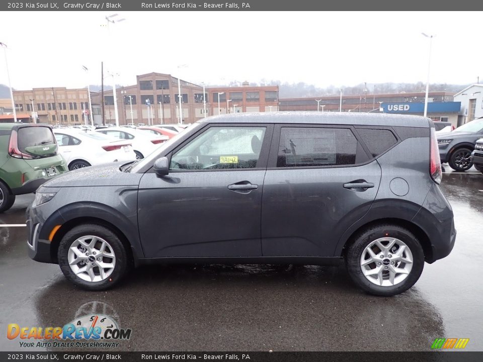 Gravity Gray 2023 Kia Soul LX Photo #5