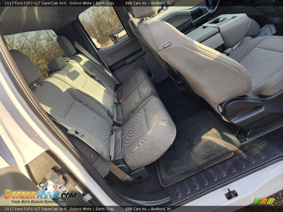 2017 Ford F150 XLT SuperCab 4x4 Oxford White / Earth Gray Photo #28