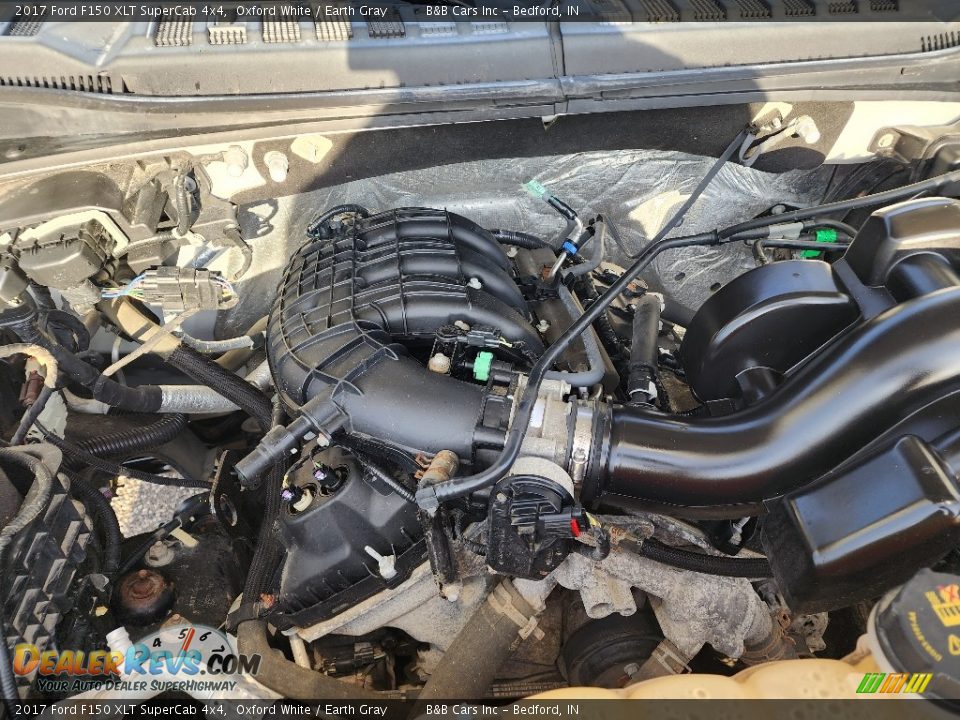 2017 Ford F150 XLT SuperCab 4x4 Oxford White / Earth Gray Photo #29