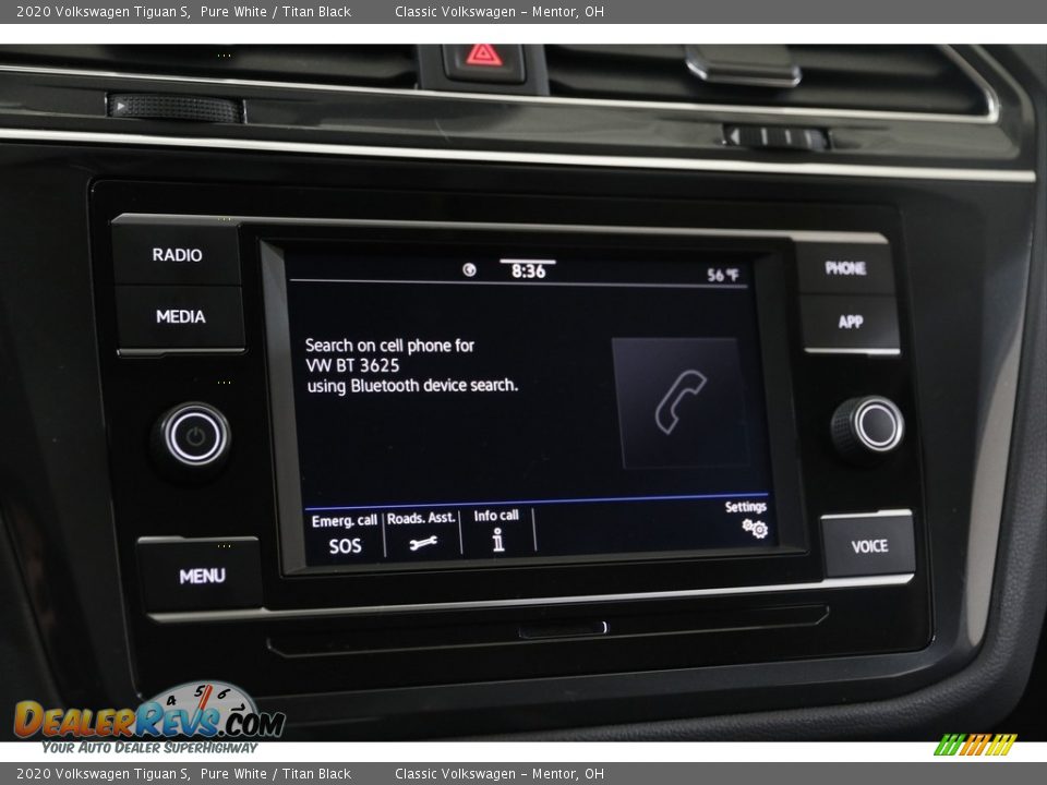 Controls of 2020 Volkswagen Tiguan S Photo #10