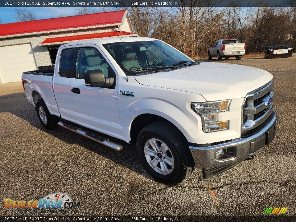 2017 Ford F150 XLT SuperCab 4x4 Oxford White / Earth Gray Photo #30